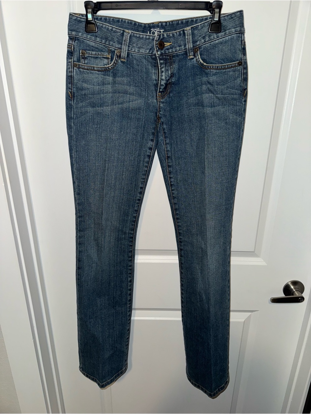 LOFT Boot Cut Jeans in Medium Blue Denim